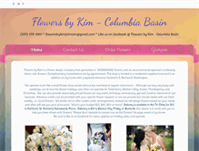 Tablet Screenshot of flowersbykim.net